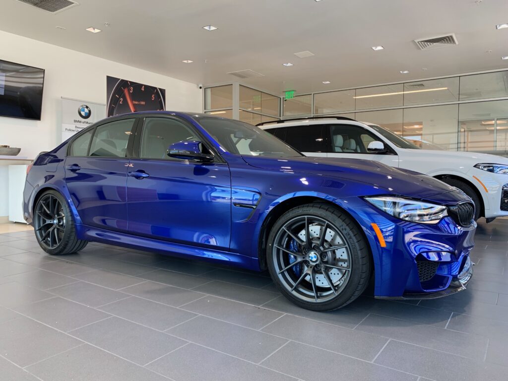 San Marino Blue F80 2018 BMW M3cs