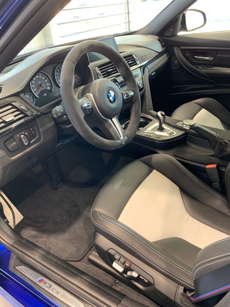 San Marino Blue F80 2018 BMW M3cs Interior