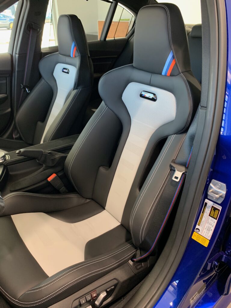 San Marino Blue F80 2018 BMW M3cs Interior