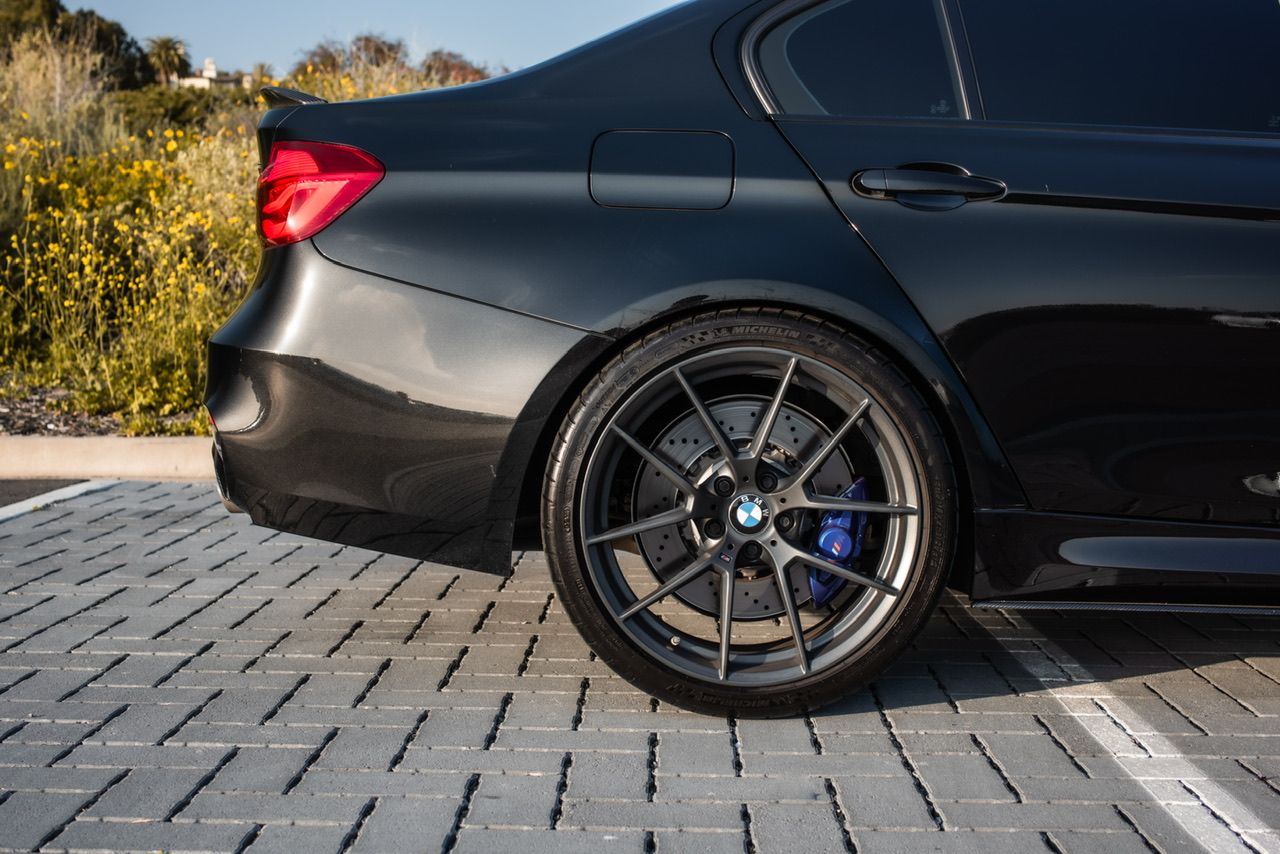 2018 bmw m3cs rear arch 763m wheels