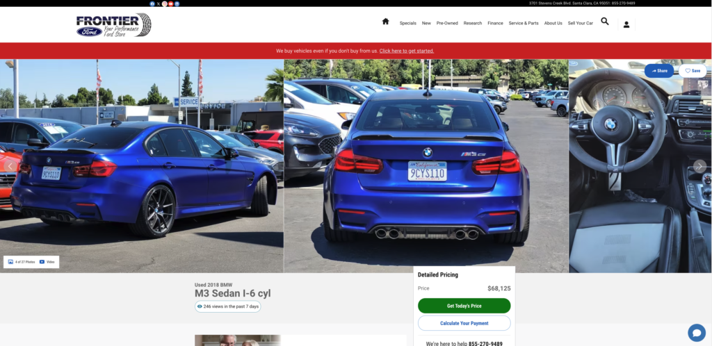 for sale f80 2018 bmw m3 cs frozen dark blue ii fdb description