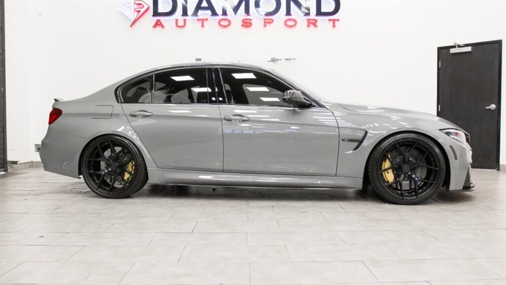 for sale f80 2018 bmw m3 cs lime rock grey lrg side profile