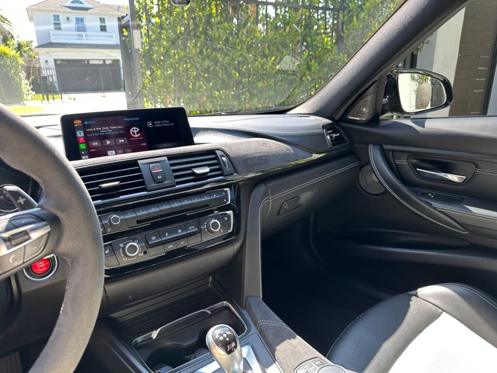 f80 bmw m3 cs alcantara dashboard