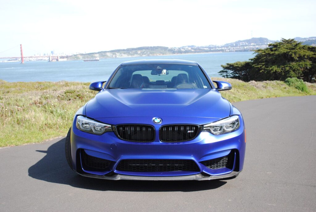 Frozen Dark Blue II FDB F80 2018 BMW M3cs front end