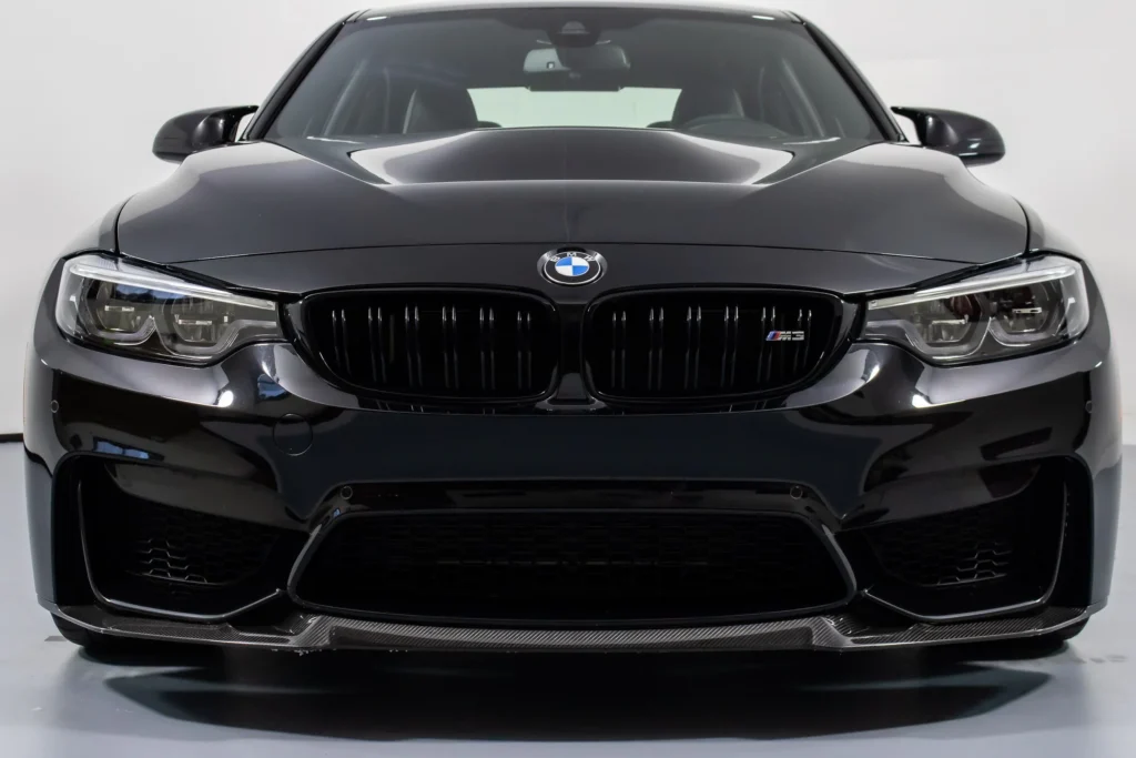 bmw m3 cs front end black