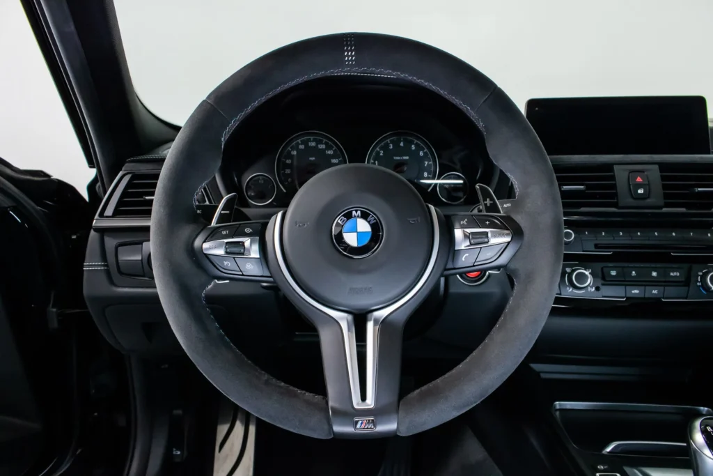 bmw m performance m3 cs alcantara steering wheel