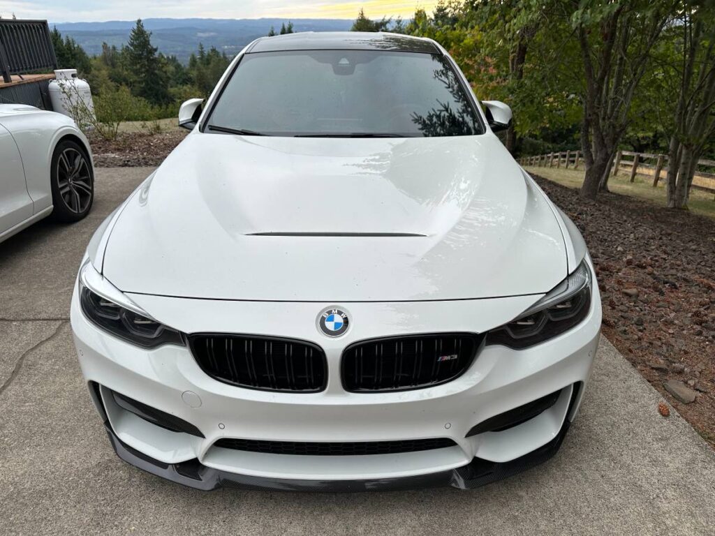 for sale used f80 2018 bmw m3 cs alpine white aw WBS8M9C57J5K99745 front end